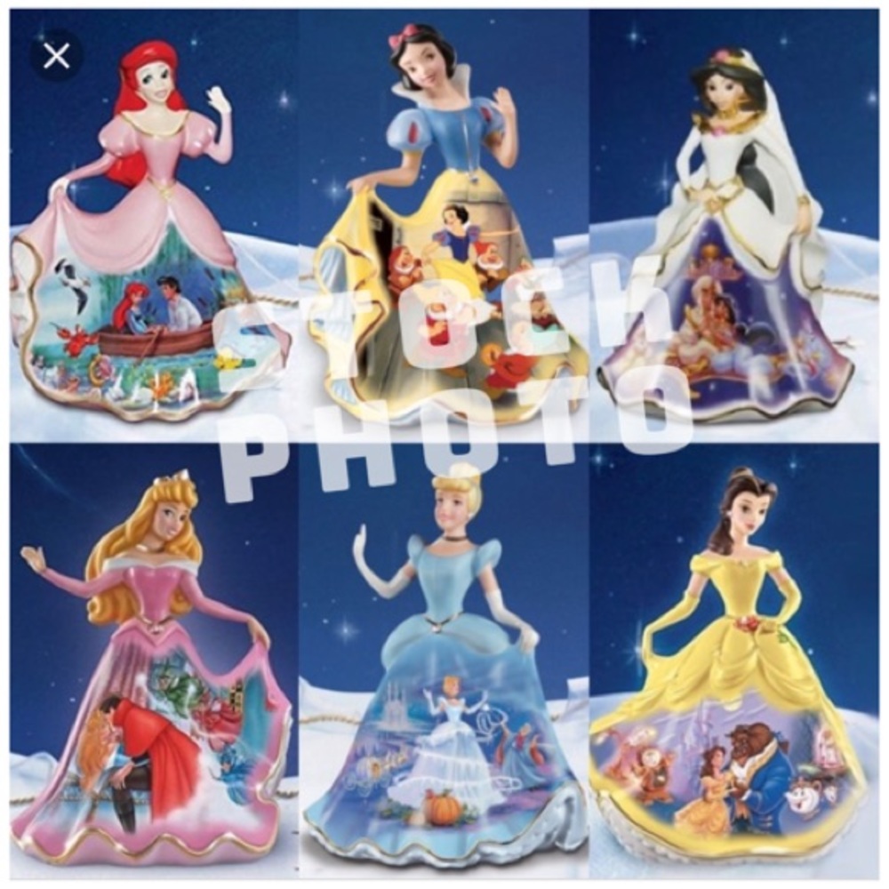 Disney Princess Bradford Exchange Collectible Bells